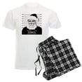 thumbnail image 1 of CafePress - Santa Mugshot Men's Light Pajamas - Men's Light Loose Fit Cotton Pajama Set, 1 of 7