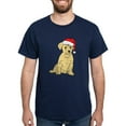 thumbnail image 1 of CafePress - Santa Puppy Dark T Shirt - Men's Classic Graphic Cotton T-Shirt, 1 of 4