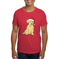 thumbnail image 1 of CafePress - Santa Puppy Dark T Shirt - Men's Classic Graphic Cotton T-Shirt, 1 of 4