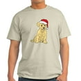 thumbnail image 1 of CafePress - Santa Puppy Light T Shirt - Men's Classic Graphic T-Shirt, 1 of 4