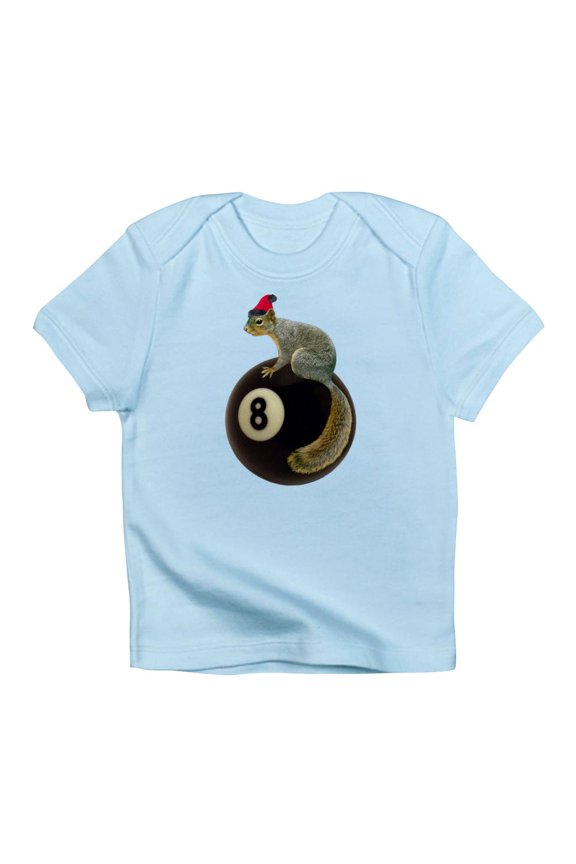 - Santa Squirrel 8 Ball Infant T Shirt - Infant T-Shirt