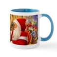 thumbnail image 1 of CafePress - Santa Visiting Little Girl Mugs - 11 oz Ceramic Mug - Novelty Coffee Tea Cup, 1 of 4