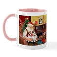 thumbnail image 1 of CafePress - Santa's 2 JRT's Mug - 11 oz Ceramic Mug - Novelty Coffee Tea Cup, 1 of 3