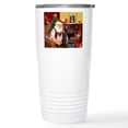 thumbnail image 1 of CafePress - Santa's Two Pugs (P1) Stainless Steel Travel Mug - Insulated Stainless Steel Travel Tumbler 20 oz., 1 of 3