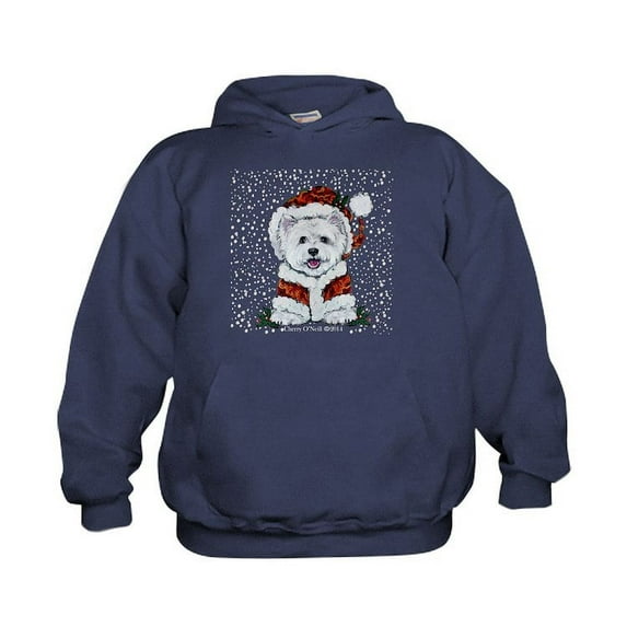 CafePress - Santas Westie Helper Hoodie - Kids Hooded Sweatshirt, Classic Hoodie