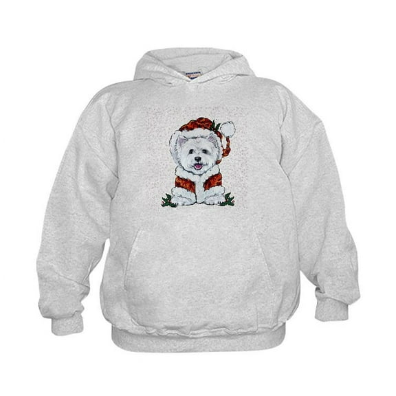 CafePress - Santas Westie Helper Hoodie - Kids Hooded Sweatshirt, Classic Hoodie