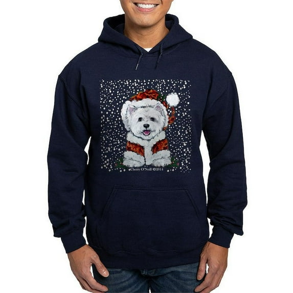 CafePress - Santas Westie Helper Hoodie - Pullover Hoodie, Classic, Comfortable Hooded Sweatshirt