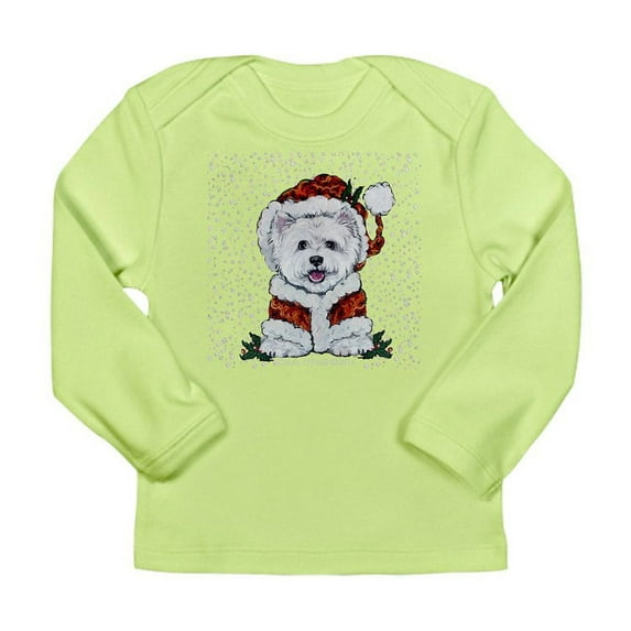 CafePress - Santas Westie Helper Long Sleeve T Shirt - Long Sleeve Infant T-Shirt
