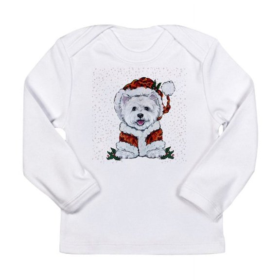 CafePress - Santas Westie Helper Long Sleeve T Shirt - Long Sleeve Infant T-Shirt