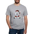 thumbnail image 1 of CafePress - Santas Westie Helper T Shirt - Fitted T-Shirt, Vintage Fit Soft Cotton Tee, 1 of 4