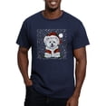 thumbnail image 1 of CafePress - Santas Westie Helper T Shirt - Men's Fitted T-Shirt, 1 of 4