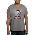 thumbnail image 1 of CafePress - Santas Westie Helper T Shirt - Men's Fitted T-Shirt, 1 of 4