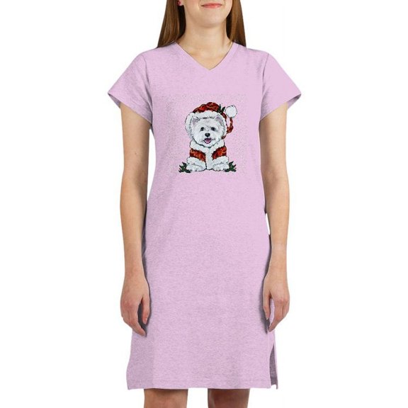 CafePress - Santas Westie Helper - Women's Nightshirt