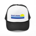 thumbnail image 1 of CafePress - Santorini, Greece - Adjustable Unisex Printed Trucker Hat with Mesh Back, 1 of 8