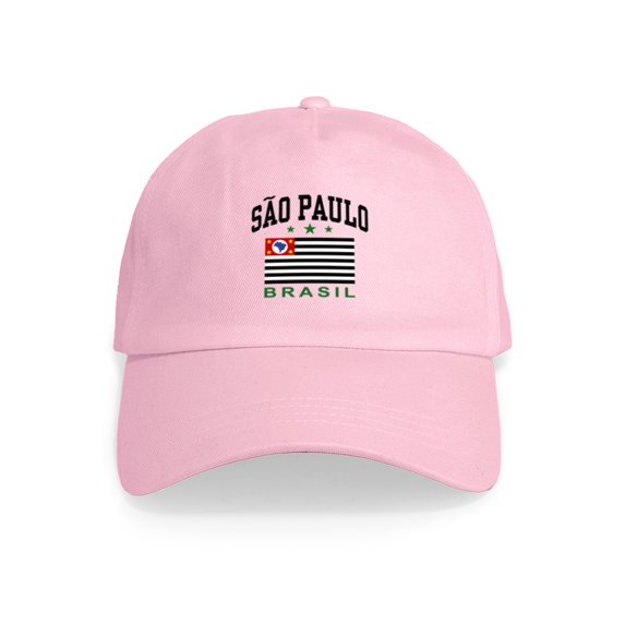 CafePress - Sao Paulo Brazil (State) Cap - Adjustable 100% Brushed Unisex Casual Cotton Baseball Cap, Beige, 1