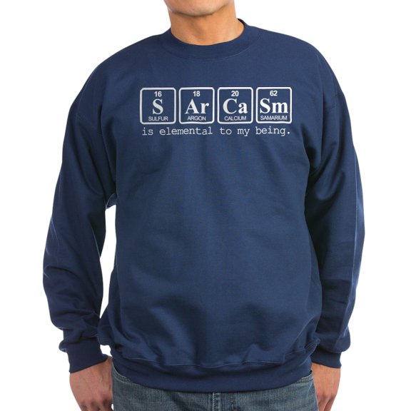CafePress - Sarcasm Jumper Sweater - Classic Crew Neck Sweatshirt