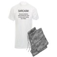 thumbnail image 1 of CafePress - Sarcasm - Men's Light Pajamas, 1 of 1