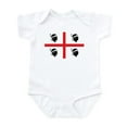 thumbnail image 1 of CafePress - Sardinia Flag Infant Bodysuit - Baby Light Bodysuit, Size Newborn - 24 Months, 1 of 4