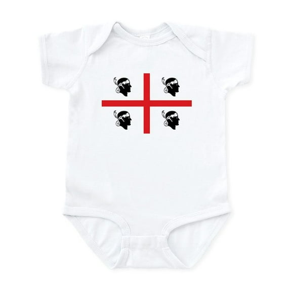 CafePress - Sardinia Flag Infant Bodysuit - Baby Light Bodysuit, Size Newborn - 24 Months