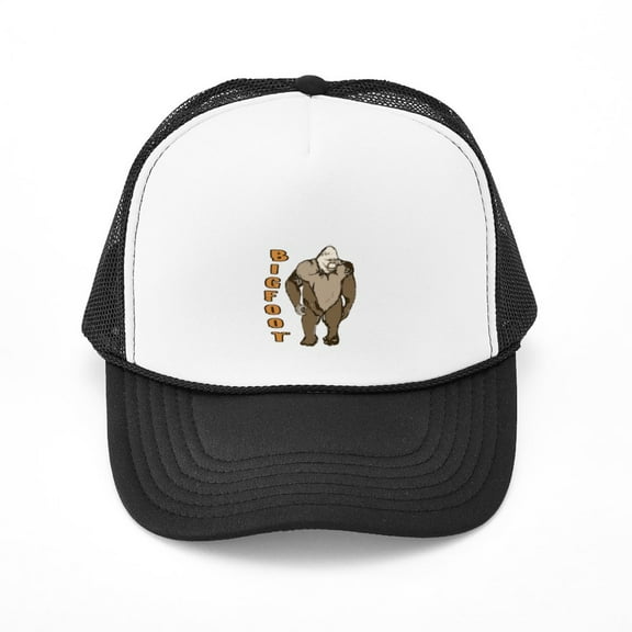 CafePress - Sasquatch - Adjustable Unisex Printed Trucker Hat with Mesh Back
