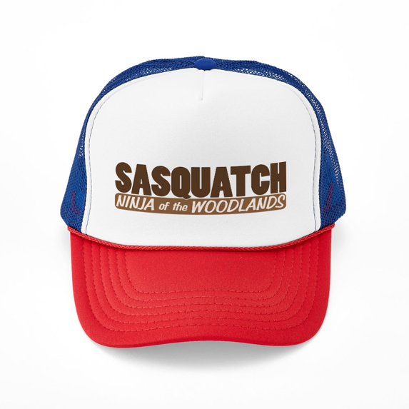 CafePress - Sasquatch Ninja - Adjustable Unisex Printed Trucker Hat with Mesh Back