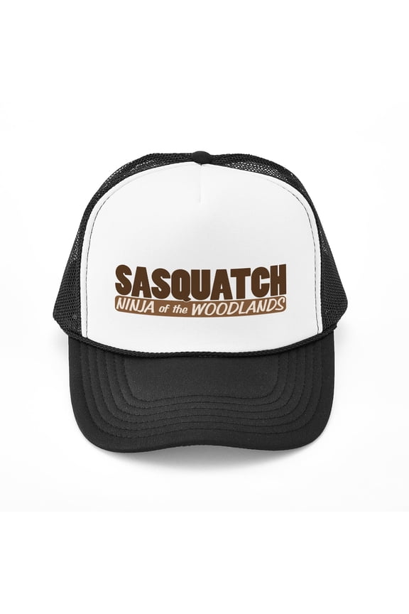- Sasquatch Ninja - Adjustable Unisex Printed Trucker Hat with Mesh Back