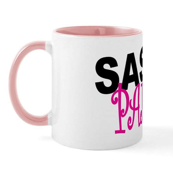 CafePress - Sassy Pants Mug - 11 oz Ceramic Mug - Novelty Coffee Tea Cup