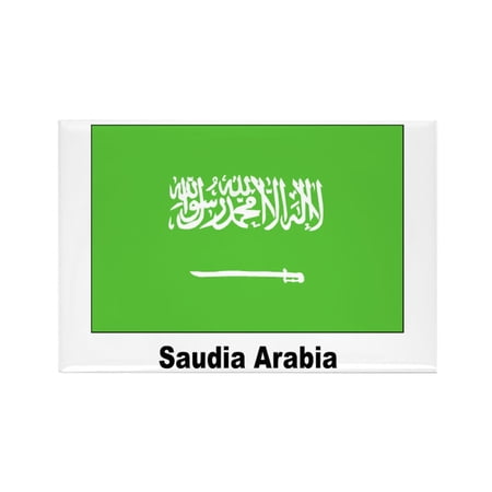 CafePress - Saudi Arabia Flag - Rectangle Magnet, 2"x3" Refrigerator Magnet