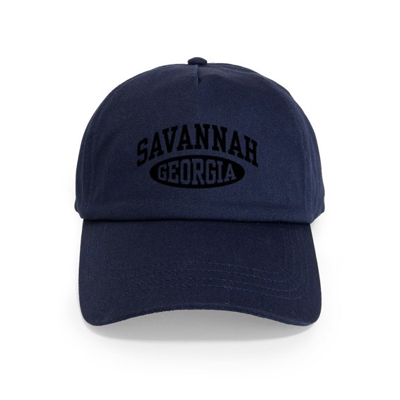 CafePress - Savannah Georgia Cap - Adjustable 100% Brushed Unisex Casual Cotton Baseball Cap, Beige, 1