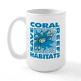 thumbnail image 1 of CafePress - Save Coral Reefs Large Mug - 15 oz Ceramic Large White Novelty Mug, 1 of 6
