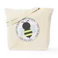 thumbnail image 1 of CafePress - Save The Bees - Unisex Canvas Tote Bag, Beige, 1-Piece, 1 of 7