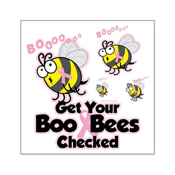 CafePress - Save The Boo Bees Square Sticker 3 X 3 - Square Sticker 3" x 3"
