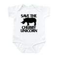 thumbnail image 1 of CafePress - Save The Chubby Unicorn Baby Light Bodysuit - Baby Light Bodysuit, Size Newborn - 24 Months, 1 of 4