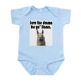 thumbnail image 1 of CafePress - Save The Drama For Yo' Llama Infant Creeper - Baby Light Bodysuit, Size Newborn - 24 Months, 1 of 4