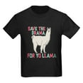 thumbnail image 1 of CafePress - Save The Drama For Yo Llama Kids Dark T Shirt - Dark T-Shirt Kids XS-XL, 1 of 4