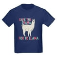 thumbnail image 1 of CafePress - Save The Drama For Yo Llama Kids Dark T Shirt - Dark T-Shirt Kids XS-XL, 1 of 4