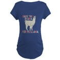 thumbnail image 1 of CafePress - Save The Drama For Yo Llama Maternity Dark T Shirt - Maternity Dark T-Shirt, 1 of 3