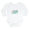 thumbnail image 1 of CafePress - Save The Manatees Body Suit - Long Sleeve Cotton Baby Bodysuit, 1 of 4