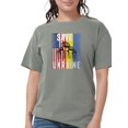 thumbnail image 1 of CafePress - Save Ukraine! America Supports Ukraine T Shirt - Womens Comfort Colors® Shirt, 1 of 1