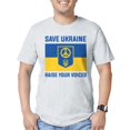 thumbnail image 1 of CafePress - Save Ukraine Raise Your Voices Fitted T Shirt - Fitted T-Shirt, Vintage Fit Soft Cotton Tee, 1 of 1