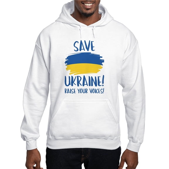 CafePress - Save Ukraine Raise Your Voices Hooded Sweatshirt - Pullover Hoodie, Hooded Sweatshirt