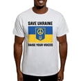 thumbnail image 1 of CafePress - Save Ukraine Raise Your Voices Light T Shirt - Men's Classic Graphic T-Shirt, 1 of 4