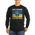 thumbnail image 1 of CafePress - Save Ukraine Raise Your Voices Long Sleeve Dark T - Long Sleeve Dark T-Shirt, 1 of 4