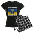 thumbnail image 1 of CafePress - Save Ukraine Raise Your Voices Women's Dark Pajama - Women's Short Sleeve Print T-Shirt and Pants Dark Cotton Pajama Set, 1 of 7