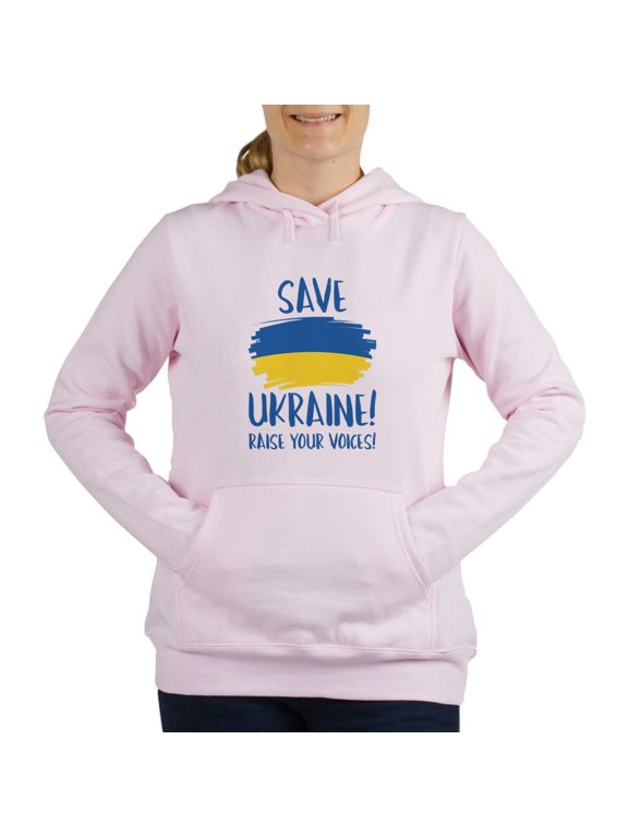 - Save Ukraine Raise Your Voices Women's Hooded Swea - Women's Hooded Sweatshirt