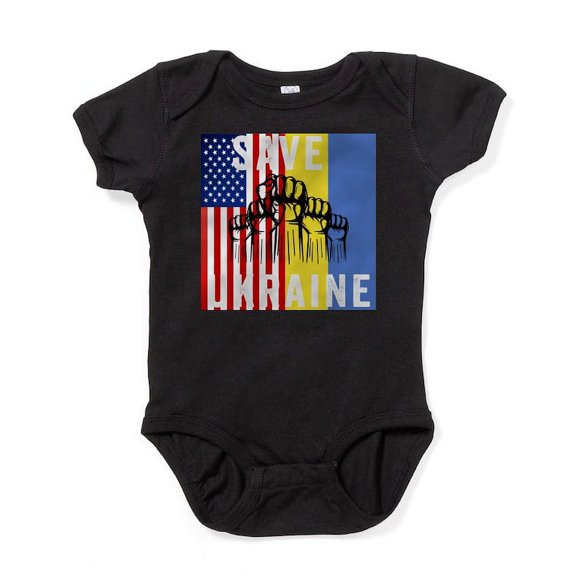 CafePress - Save Ukraine Stop War Body Suit - Cute Infant Bodysuit Baby Romper - Size Newborn - 24 Months