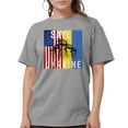thumbnail image 1 of CafePress - Save Ukraine Stop War T Shirt - Womens Comfort Colors® Shirt, 1 of 4