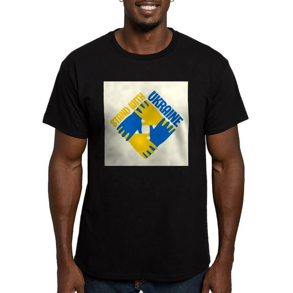 CafePress - Save Ukraine T Shirt - Men's Fitted T-Shirt
