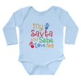 thumbnail image 1 of CafePress - Savta And Saba Love Me Body Suit - Long Sleeve Cotton Baby Bodysuit, 1 of 4