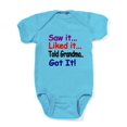 thumbnail image 1 of CafePress - Saw It, Liked It, Told Grandma, Got It! Baby Bodys - Cute Infant Bodysuit Baby Romper, 1 of 1